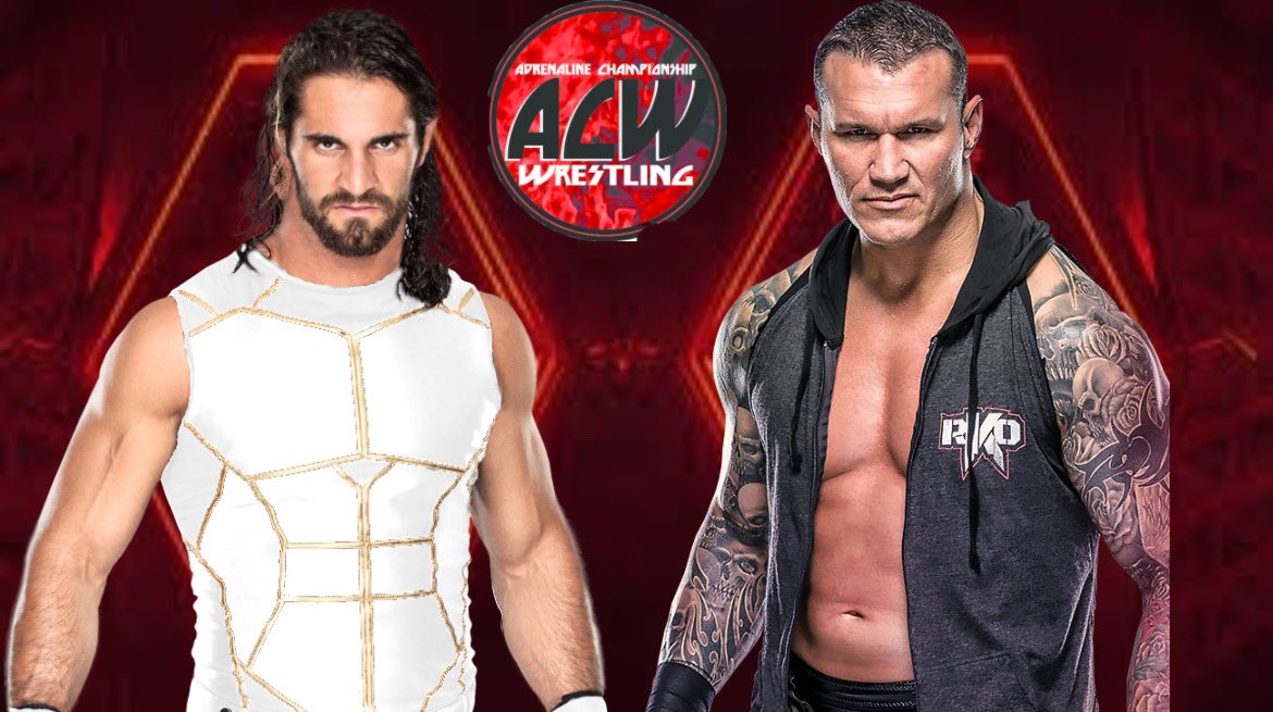 ACWEFED's tweet photo. Then in the main event we have Seth Rollins (@LeRaeFanPage) vs The ACW World Champion Randy Orton (@CCWEfed) https://t.co/r7pC0rDv6b