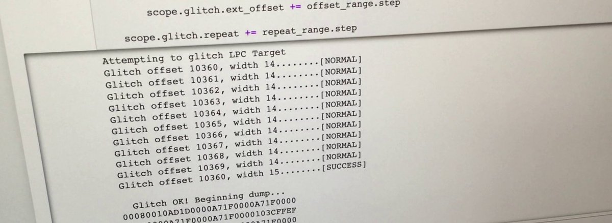 How about some voltage glitching?
