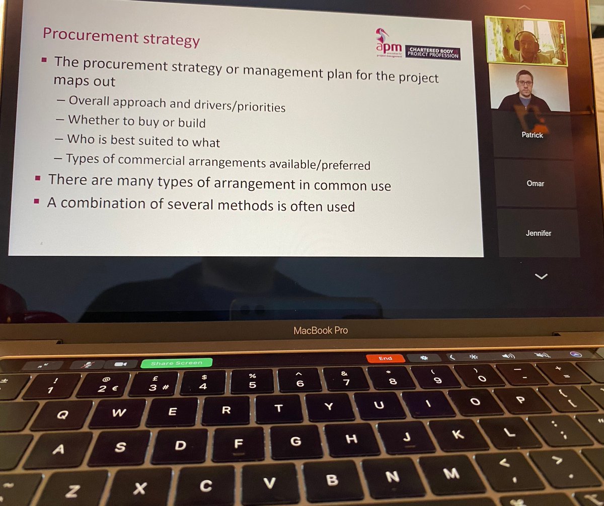 A really excellent session today from Peter Benton on procurement strategy and project contracts. Very informative and well received, thanks again for your guest lecture.  

#ProcurementStrategy #ProjectManagement #RGU #APM