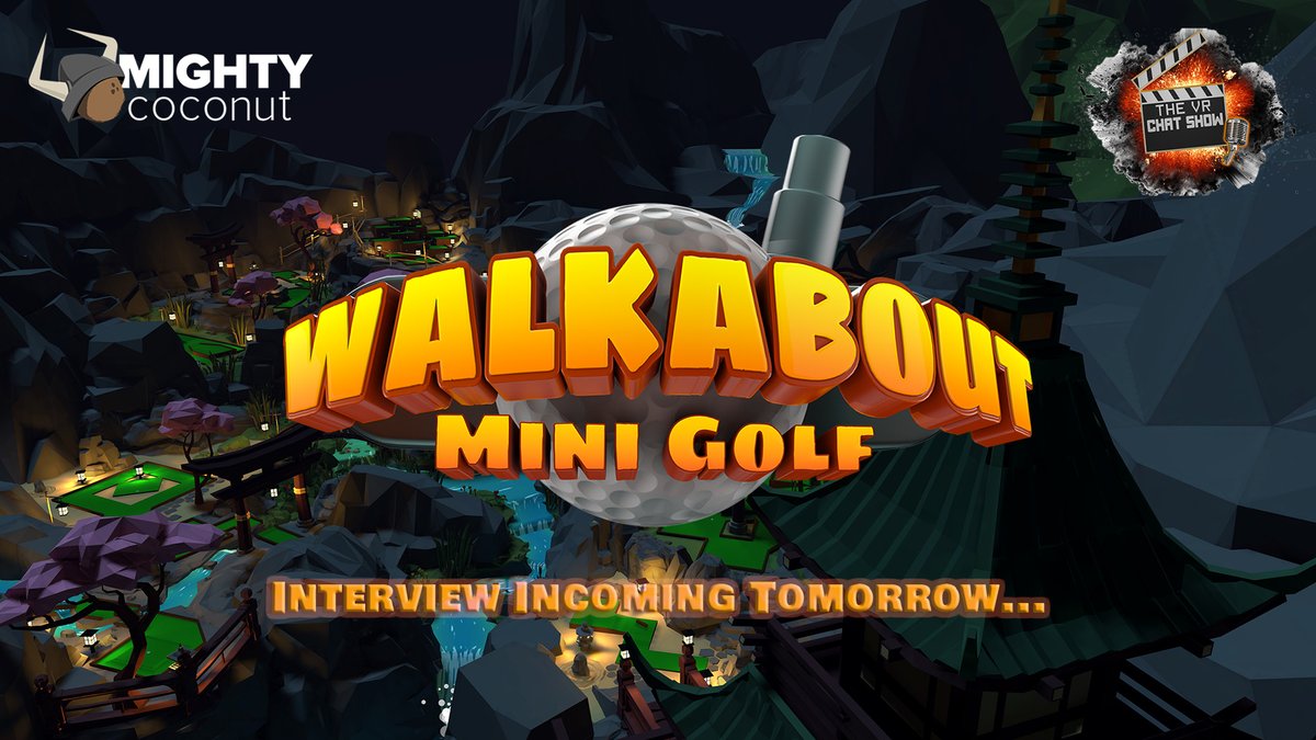 TheLivonator's tweet photo. A peak into the incoming interview with @LucasMartell (Director/Executive Producer/CEO - Owner of @Mighty_Coconut ) about Walkabout Mini Golf โณ๏ธthat is airing tomorrow on #TheVRChatShow on #TheVRChatChannel!
https://t.co/3MKj47ML3F
#shorts #WalkaboutMiniGolf #MightyCoconut https://t.co/Suev9f7eNc