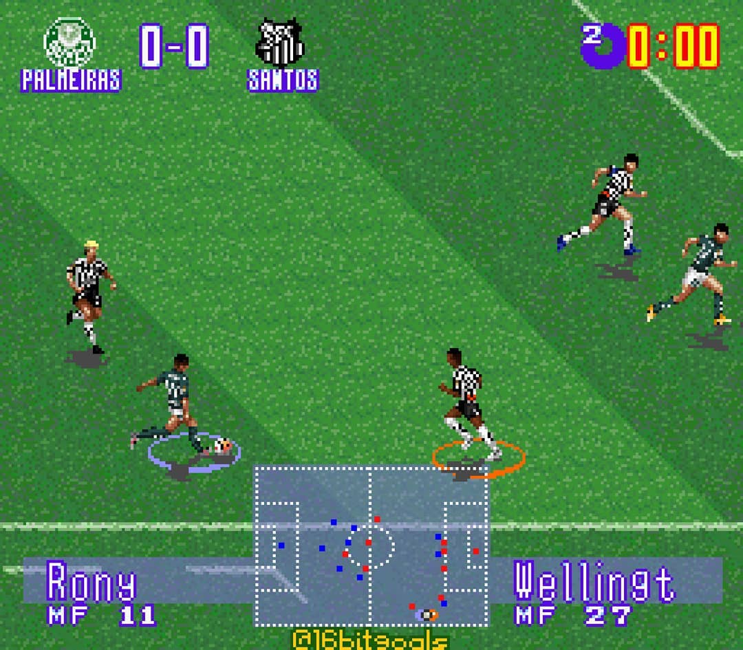 Palmeiras's tweet photo. Aquele momento eternizado em 16-bit! ⚽🏆

📷 @16bitgoals

#AméricaVerde #AvantiPalestra https://t.co/fOXSL7JMuu