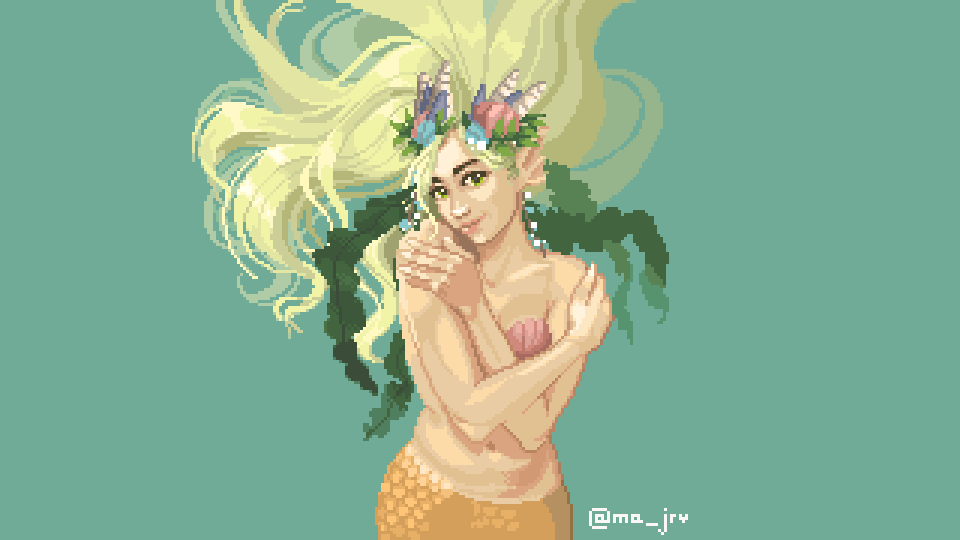 Unfinished
#pixelart #ドット絵 #InternationalMermaidDay