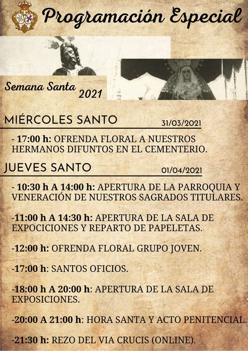 CONSEJO DE HERMANDADES Y COFRADIAS DE PARADAS (@consejoparadas) on Twitter photo 