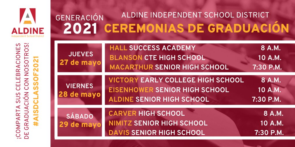 Aldine ISD tweet media