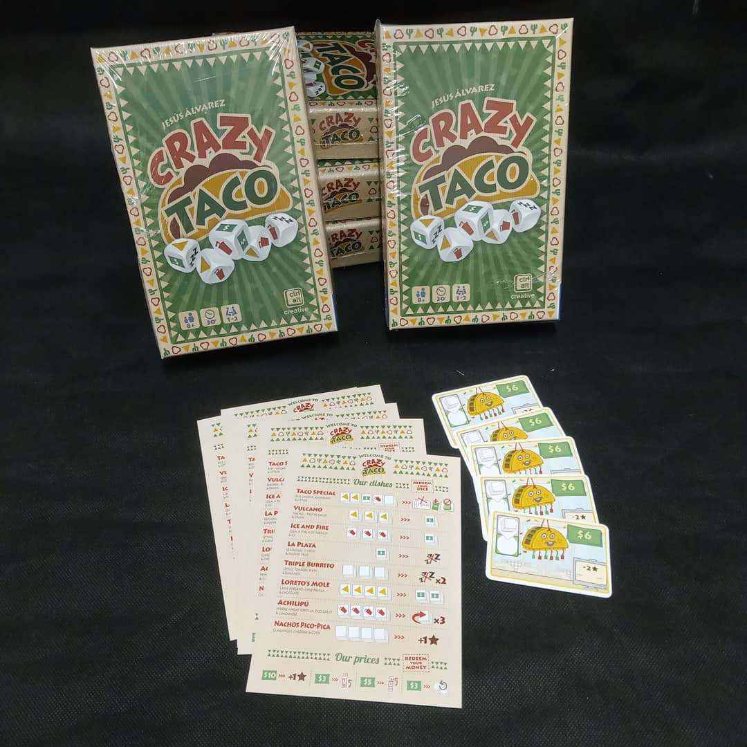 undergrounddev's tweet photo. Ya tenemos nuestro #crazytaco KS exclusive de la mano de @Ctrlaltcreative  siempre un placer Jesús. También disponemos de unidades retail limitadas con promos a la venta en la tienda web https://t.co/XppVxcbdJP ¡corred insensatos, que son pocas! https://t.co/F90cLKlQW9