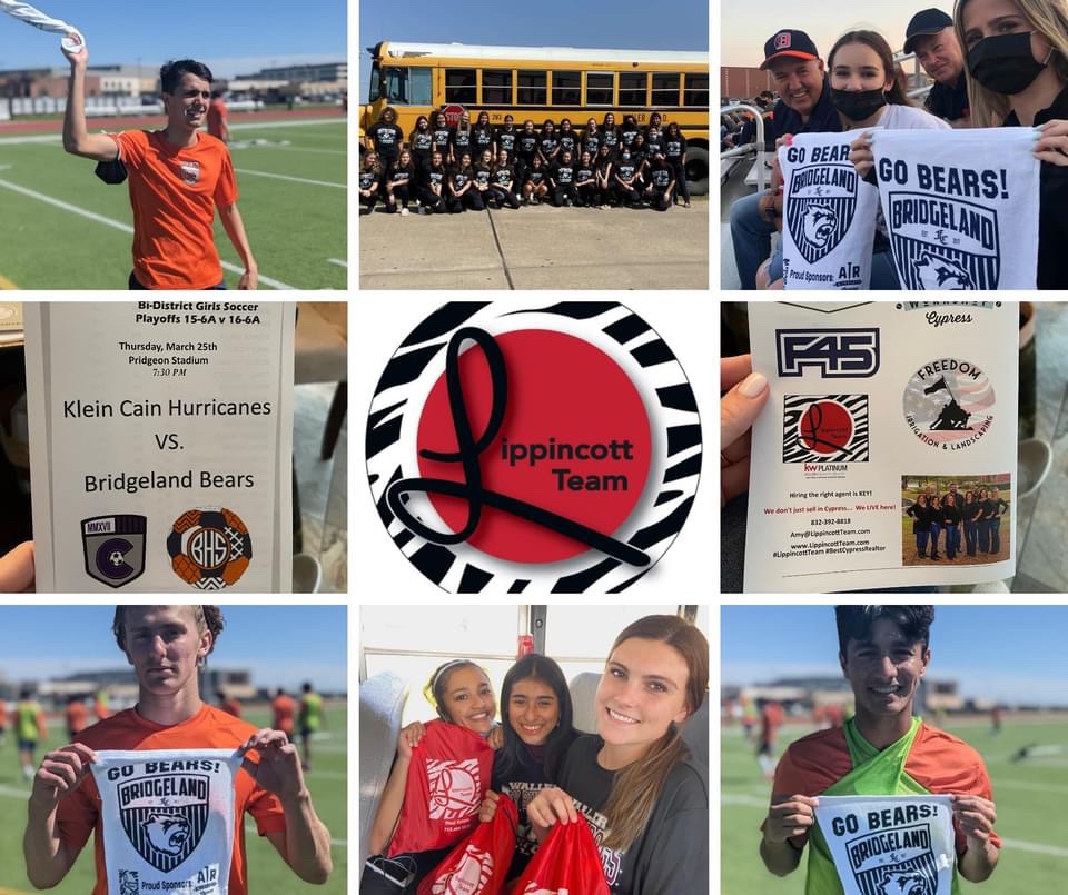 ⚽️ We were honored to support our Bridgeland HS boys &amp; girls soccer teams and Waller HS girls soccer  during round 1 of playoffs last week with rally towels, programs, and bags! So proud of these kids for their hard work and dedication! 

#TheLippincottTeam #BestCypressRealtor