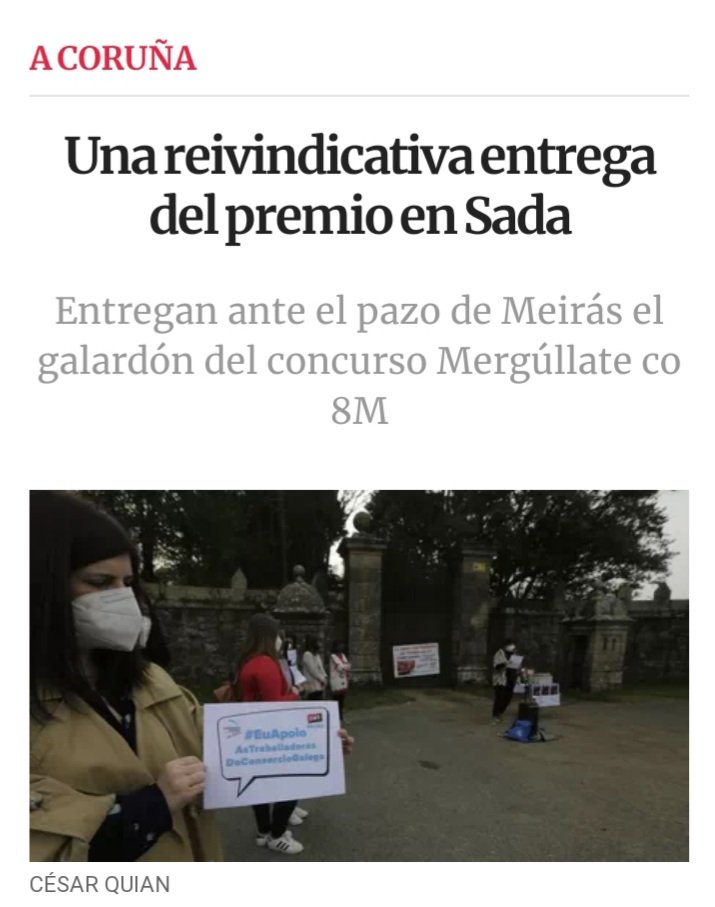 Flor57132825's tweet photo. AS QUE ESTAMOS QUEDAMOS E LOITAMOS POLA XUSTIZA #FIXEZA #CONSORCIOENLOITA ARROUPADAS POLO POBO E POR EMILIA P. BAZÀN.!! @FeijooGalicia @lavozdegalicia @elespanolcom @eldiariogalicia @laSextaTV @La_SER @miqueliceta @20m https://t.co/xbjkQqTiMJ