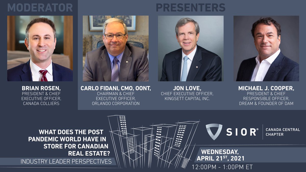 Join us virtually on April 21st for this landmark event.  conta.cc/3u5iEcc <a href="/collierscanada/">Colliers Canada</a> <a href="/Orlando_Corp/">Orlando Corporation</a> <a href="/kingsettcapital/">KingSett Capital</a> <a href="/DreamUltd/">Dream Unlimited</a> <a href="/SIORglobal/">SIOR</a> #CRE #commercialrealestate #industrial