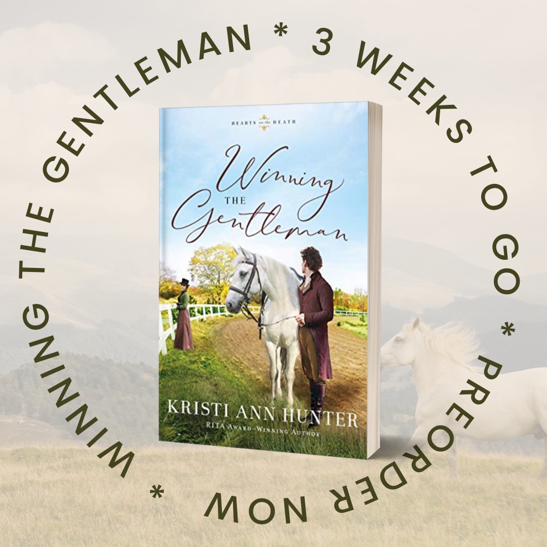 Three weeks until Aaron Whitworth makes a blunderous assumption and accidentally hires Sophia Fitzroy as his racing jockey! 
.
Find out more and get pre-order links at kristiannhunter.com/BookPage/WTG

#ChristFic #regencyFiction #regency #regencyromance  #historicalromance