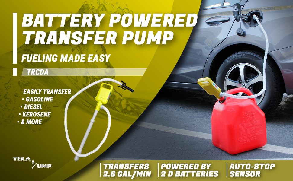 DFosterCo's tweet image. TERAPUMP - TRCDA Easy Handle Auto-Stop Battery Pump