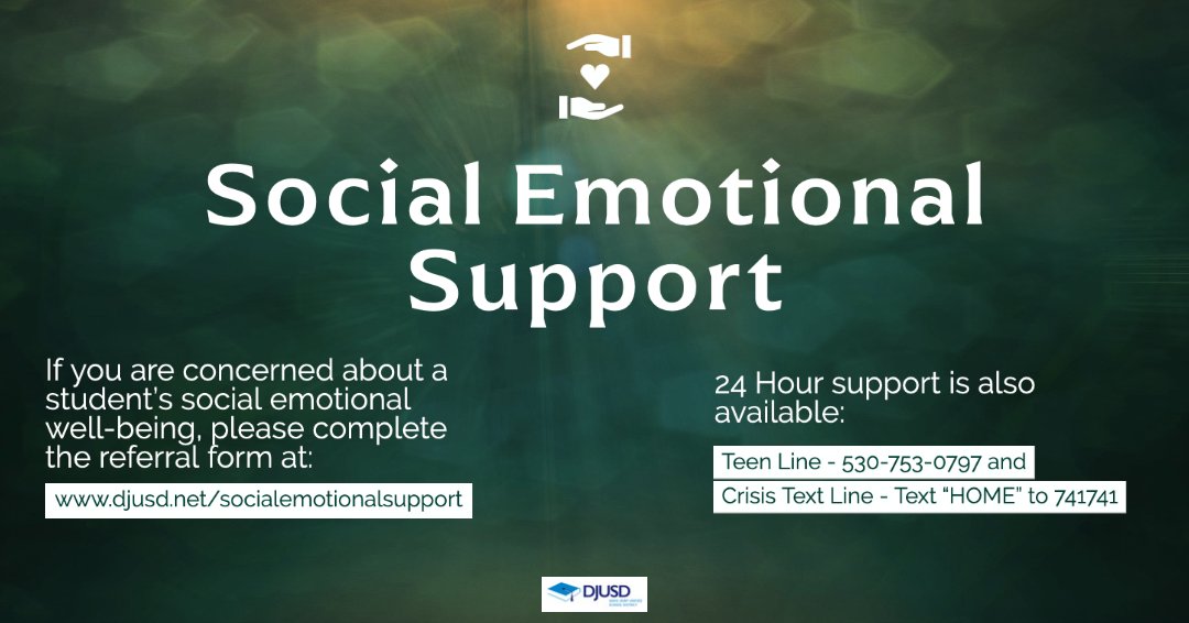 JohnBowesMBUSD's tweet photo. If you are concerned about the mental health of a child, a Social Emotional Support Form referral is a great place to start. Find this form, and additional resources, on our Mental Health and Wellness webpage. https://t.co/yZTTSwTVmV