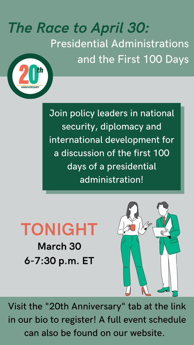 William & Mary Washington Center (@wmdccenter) on Twitter photo Don't forget to register to participate in our discussion with policy leaders about the first 100 days of presidential administrations! This event will take place TONIGHT, March 30, at 6:00PM! Don't forget to register to participate in our discussion with policy leaders about the first 100 days of presidential administrations! This event will take place TONIGHT, March 30, at 6:00PM!