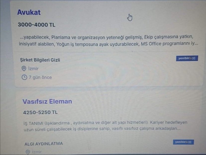 Bir dekan bir mekan mantığıyla her yere hukuk fakültesi açılmasının, olanların da kontenjanının arttırılmasının ve dünyanın hiçbir yerinde örneği olmayan her hukuk fakültesi mezununun sınavsız doğrudan avukat olmasının sonucudur. Avukatlık mesleğinin içler acısı halinin resmidir: