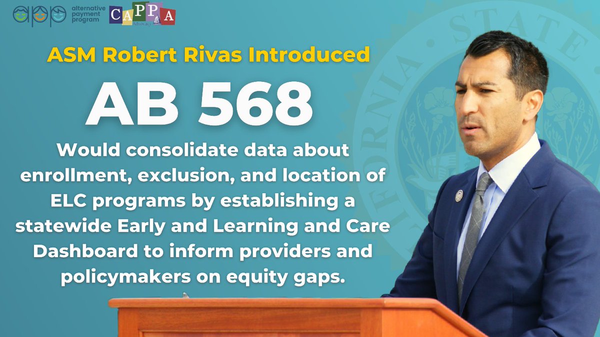 Today's legislative update features #AB568 by @AsmRobertRivas. #CALeg 

Fact sheet: bit.ly/3ftTaRM

More legislation: cappaonline.com/state-legislat…