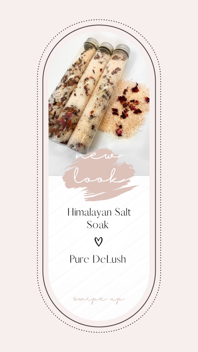 PureDelush's tweet photo. ✨✨FLORAL HIMALAYAN SALT SOAK✨ I had to show off this revamp! Isn’t she beautiful!? Check out this soothing Pink Himalayan Salt Soak today! Link in bio!  #smallbusinessowner #allnatural #BlackOwnedBusiness #NaturalSkincare #puredelush #skincare #ShopSmall https://t.co/WmQIoNT27F
