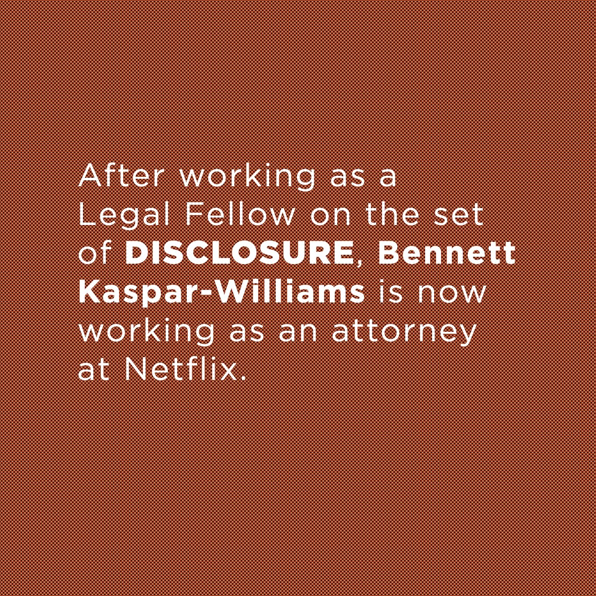 Disclosure_Doc's tweet photo. Trans people deserve a place in all aspects of film production, and Bennett Kaspar-Williams is making it happen after his experience as a Legal Fellow with DISCLOSURE! #DisclosureBTS #TransDayOfVisibility https://t.co/IVWOoLVyxD