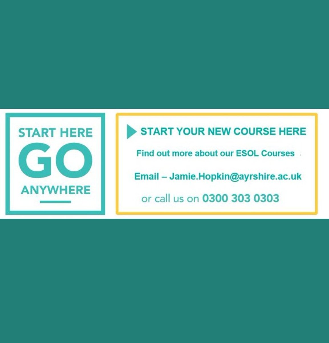 Ayrshire College ESOL Department tweet media