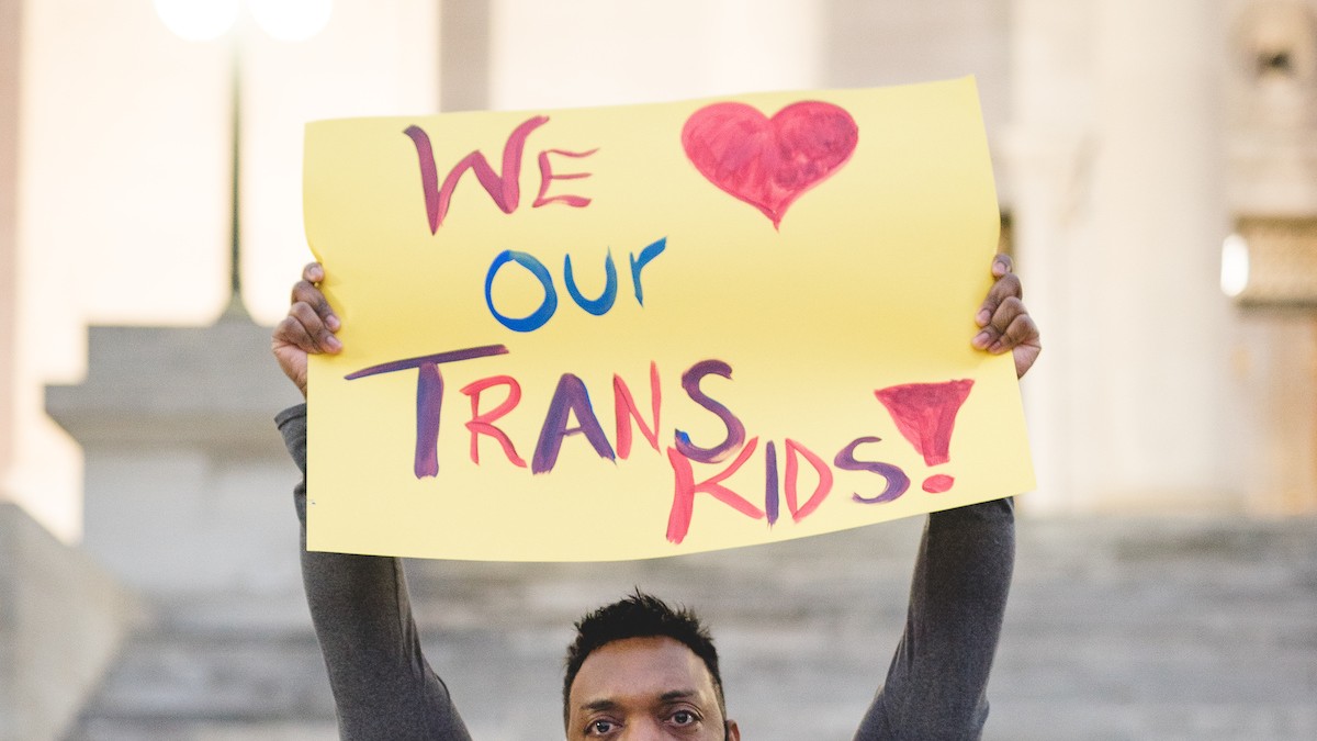 ACLU's tweet image. Trans youth are loved.

Trans youth are cherished.

Trans youth belong.

We will fight alongside them everywhere we have to, for as long as it takes.