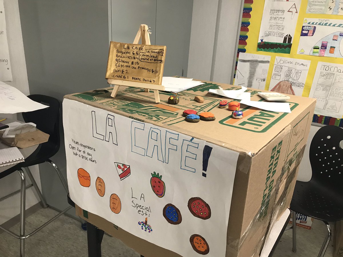 sbruyns's tweet photo. I had an opportunity to practice my French skills today as I visited multiple shops in @DeniseTylerr  class. Loved the inclusion of hand sanitizer and very impressed with the level of FSL proficiency @TVDSB @SACTVDSB @mmenorley https://t.co/lmeHKRwbpU