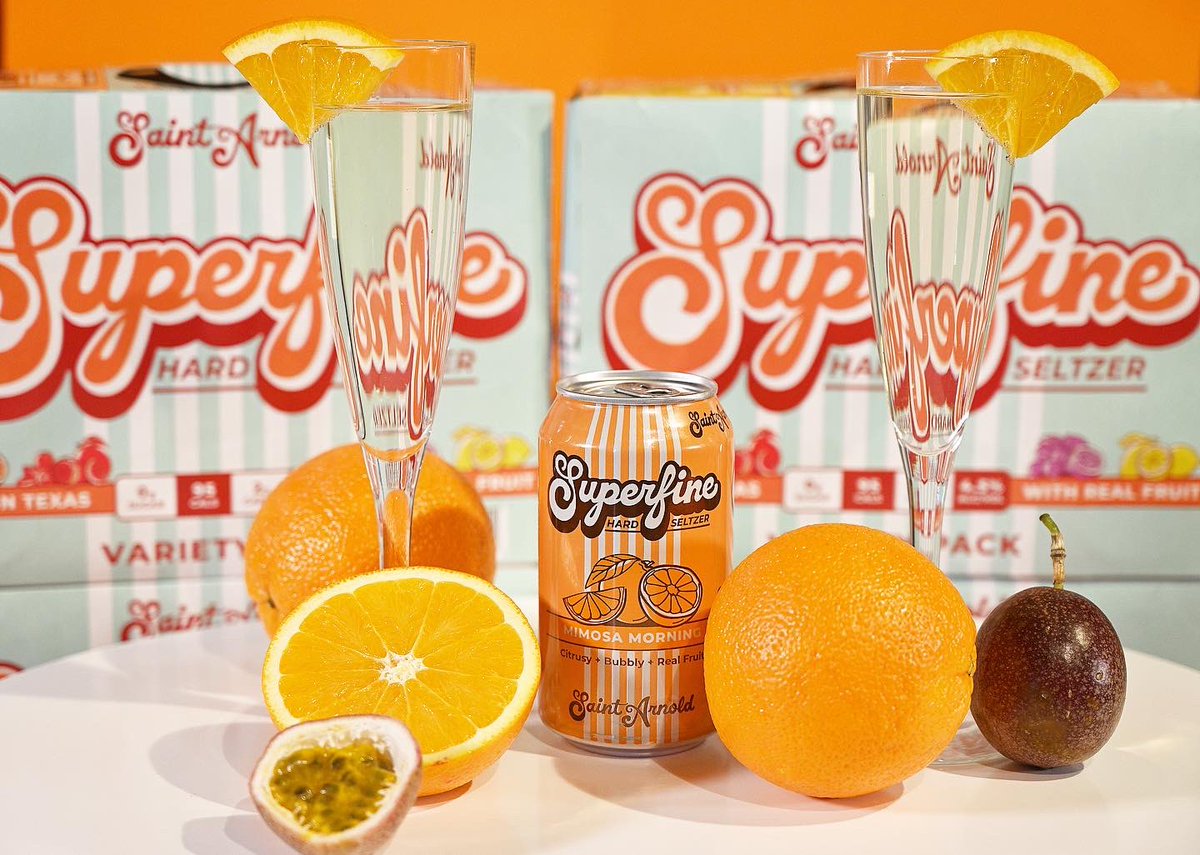 Meet Mimosa Morning from our <a href="/superfineseltz/">superfineseltzer</a> lineup made with real passion fruit and orange peel. #superfineallthetime
95 cals | 0g sugar | 2g carbs | 4.5% ABV | Gluten Free

superfineseltzer.com