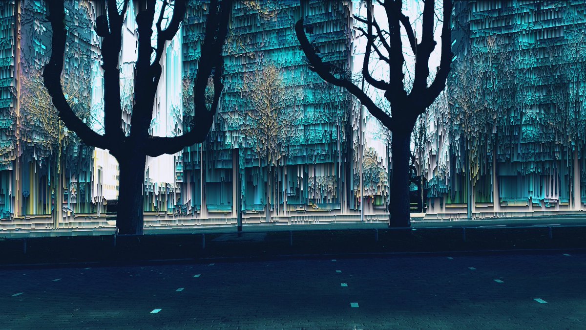 peeanopijloo's tweet photo. 'Otha Wurl II' by @peeanopijloo
#photography #streetphotography #digitalillustration #marchArt #digitalart #abstract #glitchlab #pixelInterpolate #art #scifiart #newWorld #peeano #cybercity #cyperpunk #otherworld #digitalphotography #transformation #pixelsorting #pixelEdits 👽 https://t.co/l74GI0gMPc