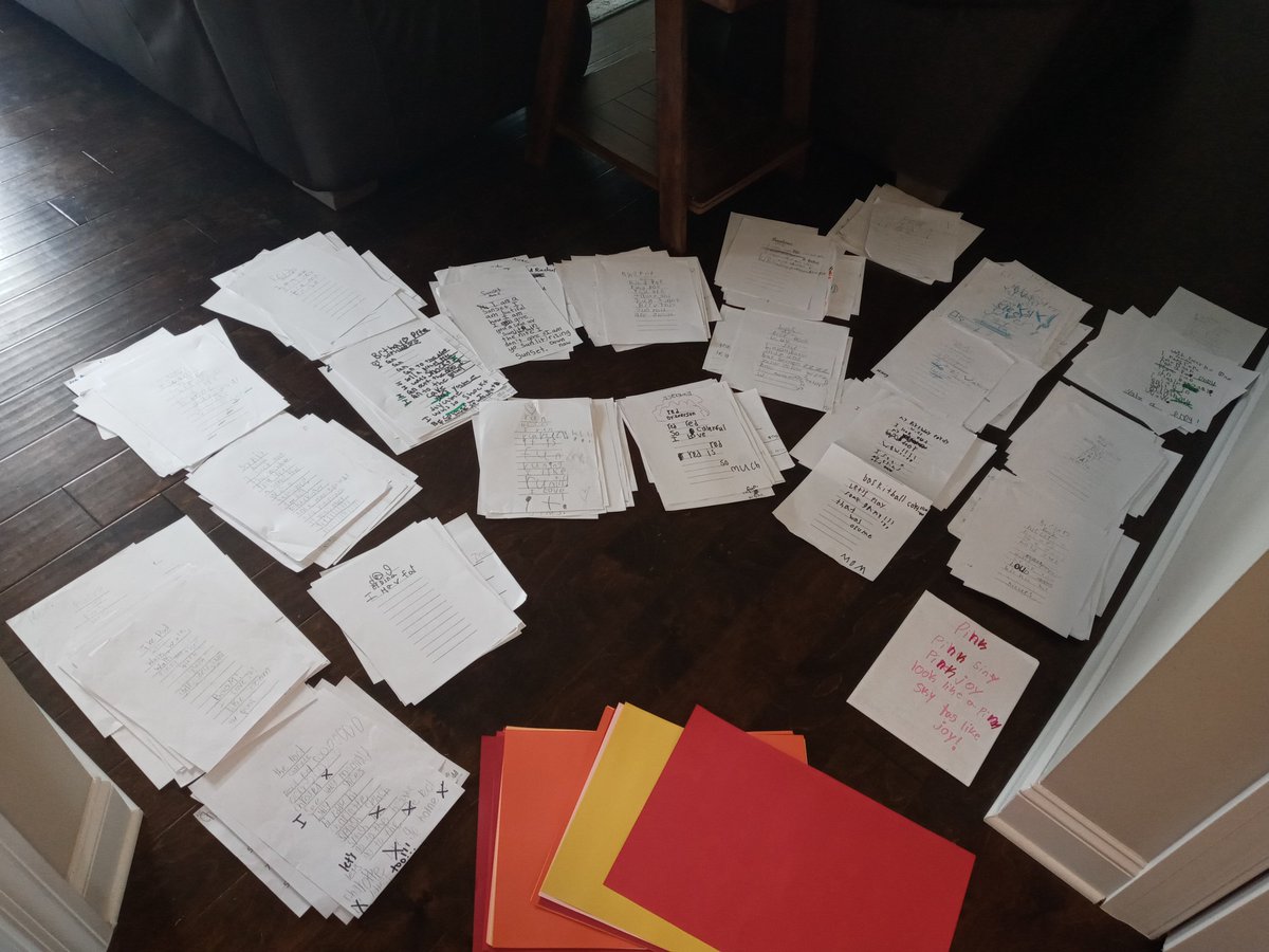 StantonAlana's tweet photo. Every single year I wonder can my students learn how to be a poet &amp; will we have enough poems for our Poetry Coffee House? 
And Every year the answer is Yes!
So thankful for poetry! 
#writingISpower
#firstgrade https://t.co/O1eg64mu3z