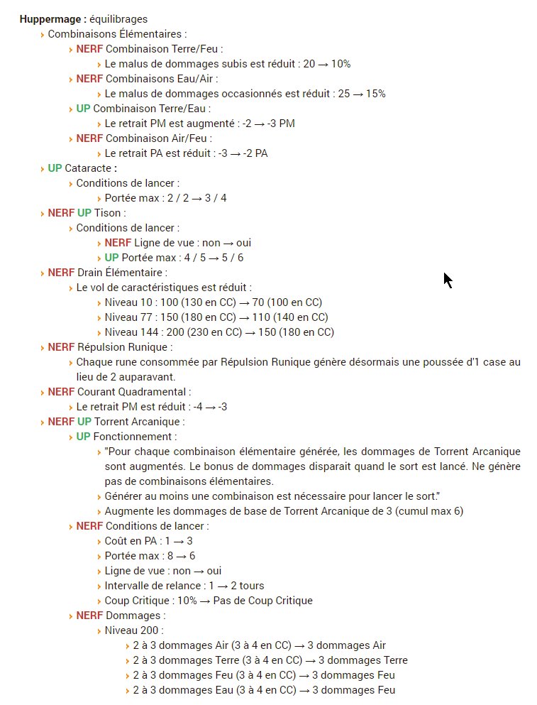 Ankama Le Synonyme De L Exces Beta Nerf Hupper Forum Dofus Le Mmorpg Strategique