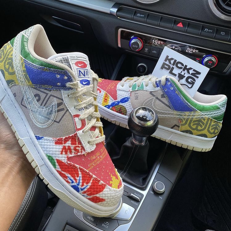 kickzplugldn's tweet photo. Nike Dunk Low City Market https://t.co/15HBuo2XWR