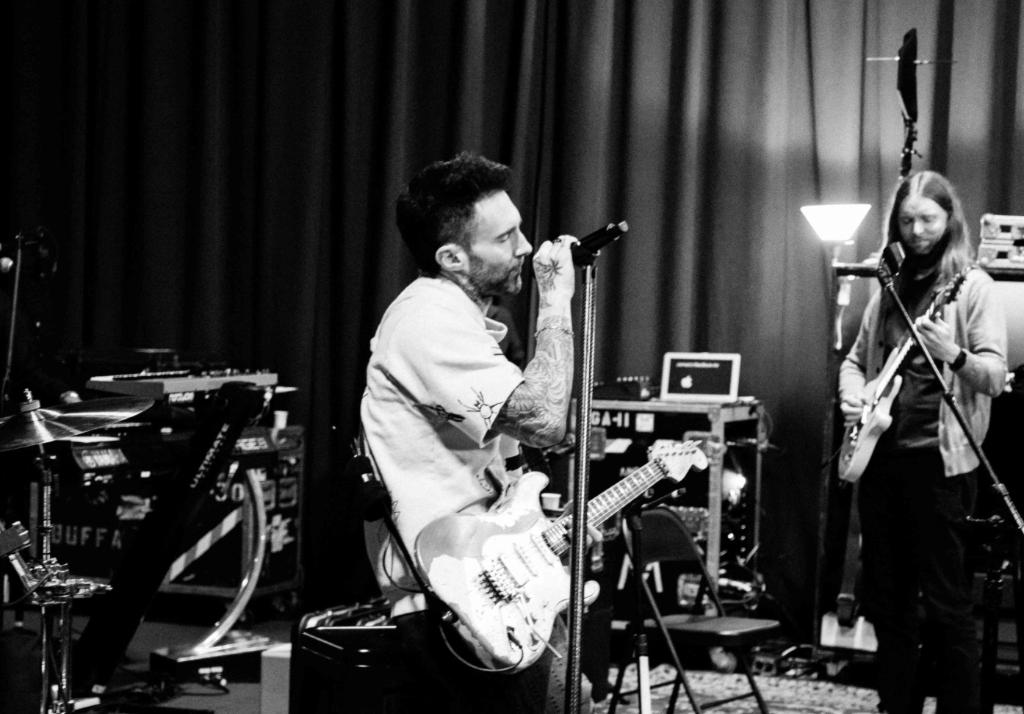 AmericanExpress's tweet photo. The day has arrived! Enjoy an exclusive look at @Maroon5’s rehearsals for tonight’s hyped #AmexUNSTAGED virtual show. Haven’t got your tix yet? Get them here https://t.co/dZ8tx5cygd https://t.co/ikj3X9h7gW