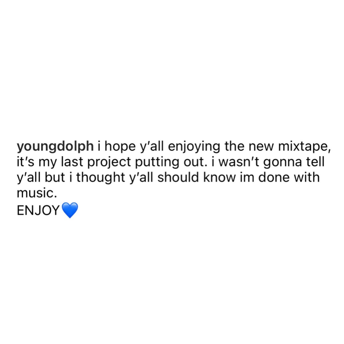 HotFreestyle's tweet photo. Young Dolph reveals he’s done releasing music 😳 https://t.co/LztRaz4wgL