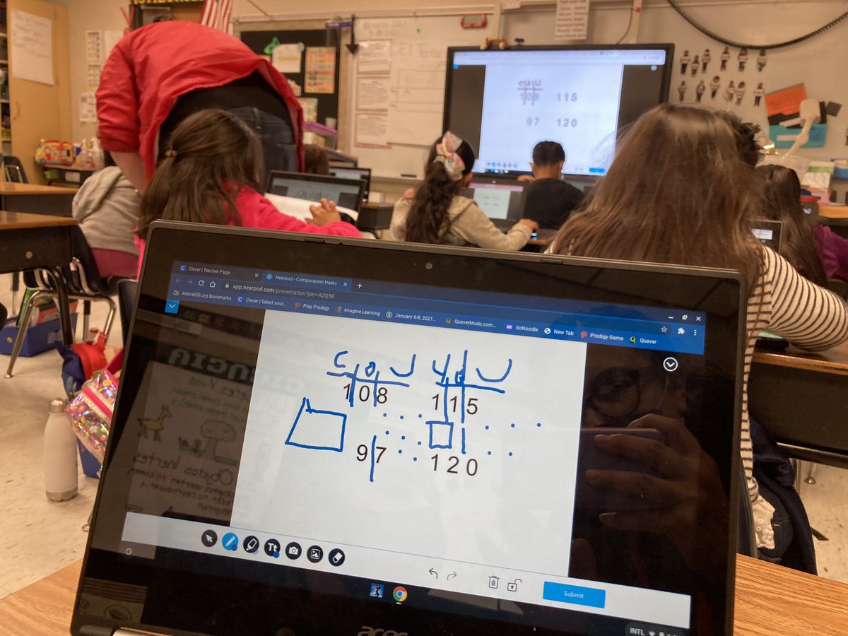 MsAVallejo's tweet photo. So impressed 🤩with first grade and the things they are doing on NEARPOD! Check them out 👇🏽👇🏽their excitement says it all 😃@CarrollES_AISD @SerjioMedina @Slhensley605 @CuvillierMartha https://t.co/LQaVlgUyZ3