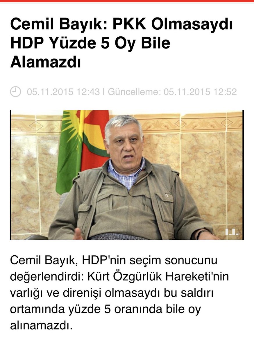 Peki terörist PKK’da HDP’ye öyle bakıyor mu:))