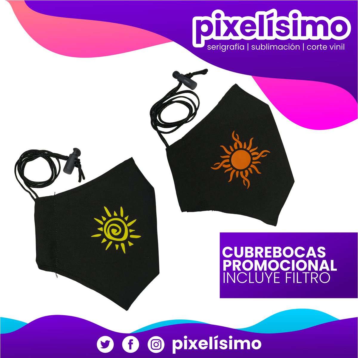 pixelisimo's tweet image. 🎉♦️En pixelísimo, contamos con una gran variedad de artículos para tu fiesta o negocio ♦️🎉

✔️ Cubrebocas promocionales, incluye filtro 😍

m.facebook.com/pixelisimo/

#Xalapa #pixelísimo #cubrebocas