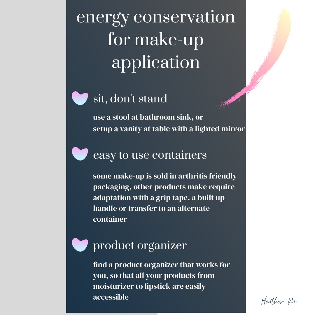 Postponing_A's tweet photo. #arthritis #energyconservation #occupationaltherapy #otforaging https://t.co/iRv8MFEvX8