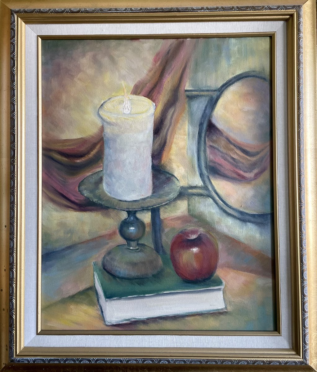 Fun, experimental still life (oils on canvas)