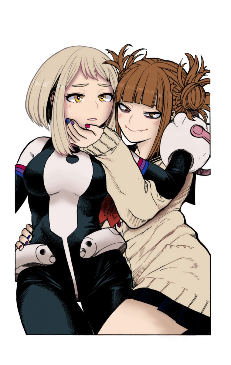 usdeku's tweet photo. #togachako ✦ girlfriends who switched their hair and eyes color https://t.co/oJKvdjodcR