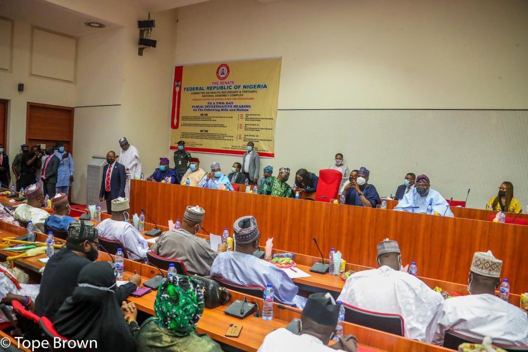NGRSenate's tweet photo. Earlier today, the the Senate Committee on Heath (Secondary and Tertiary), concluded its two days Public/Investigative Hearing on some bills in the health sector. https://t.co/fBAJM0qZLZ