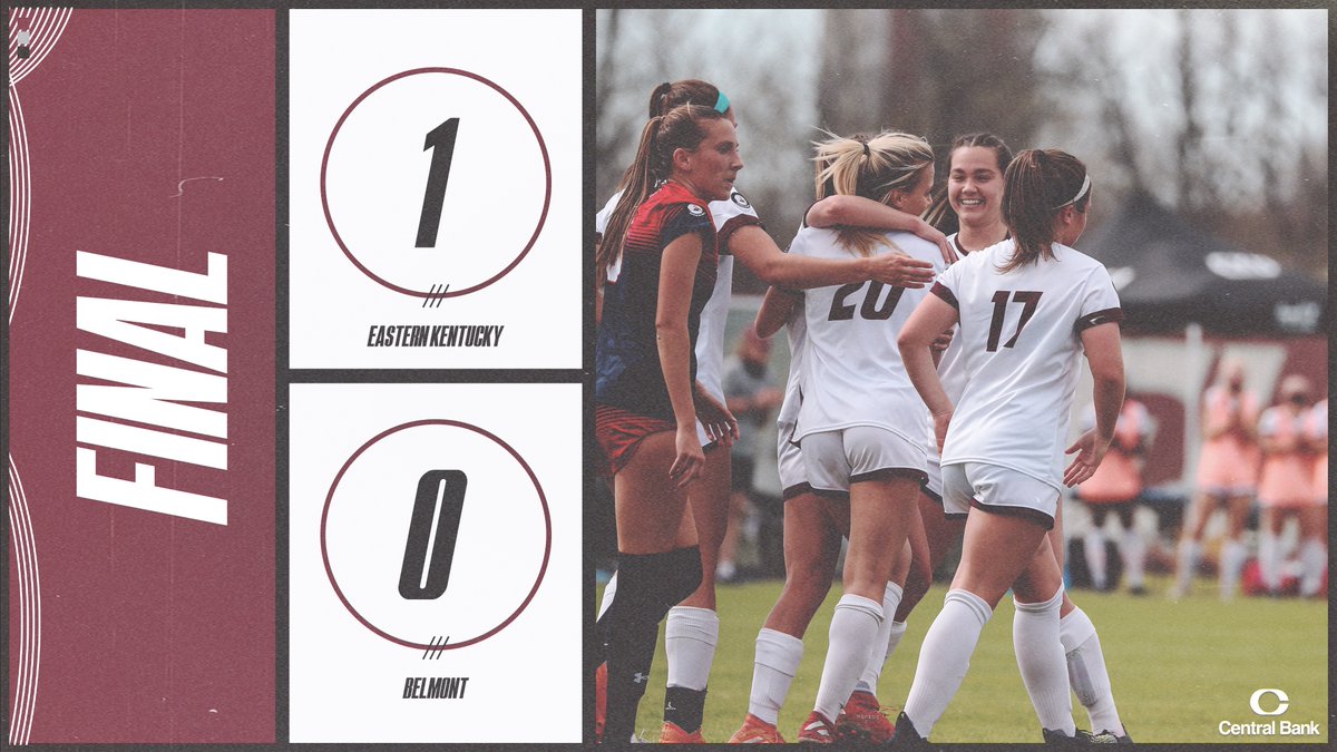 EKUWSOC's tweet photo. COLONELS WIN‼️COLONELS WIN‼️
@BillieC11 records 5 saves, including one on a potential game-tying header in the 88th minute to secure EKU's 1-0 shutout over Belmont.
#GoBigE https://t.co/H9oPHC34PI