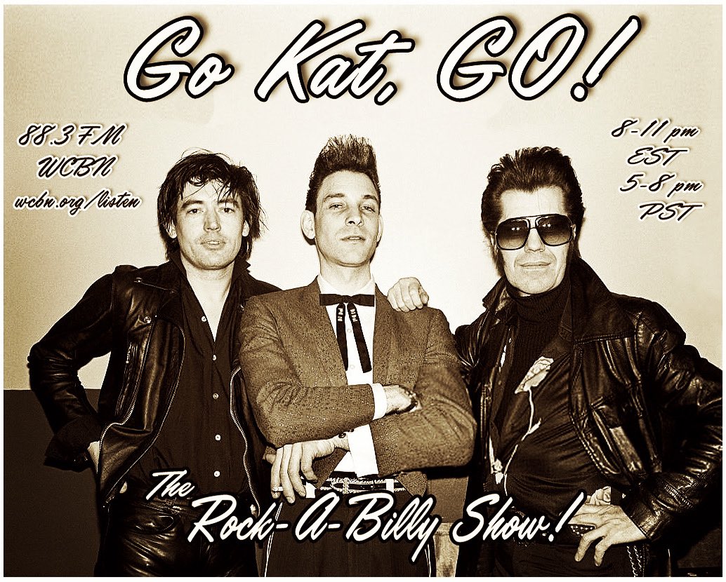 DelVillarreal's tweet photo. Rock th' boogie with #DJDel 's #goKatgo Tuesday means the Aztec Werewolf LIVE on 88.3 FM, #WCBN FM 8 til 11 pm EST (5-8 pm PST!) https://t.co/ol0JtPomZZ NEW tunes from The Honky Tonk Pounders, Jared Pettey & The Headliners, Alex & Diamond Hands, Sophie O'Dell & MORE! #rockabilly https://t.co/4PnTIzPXyJ