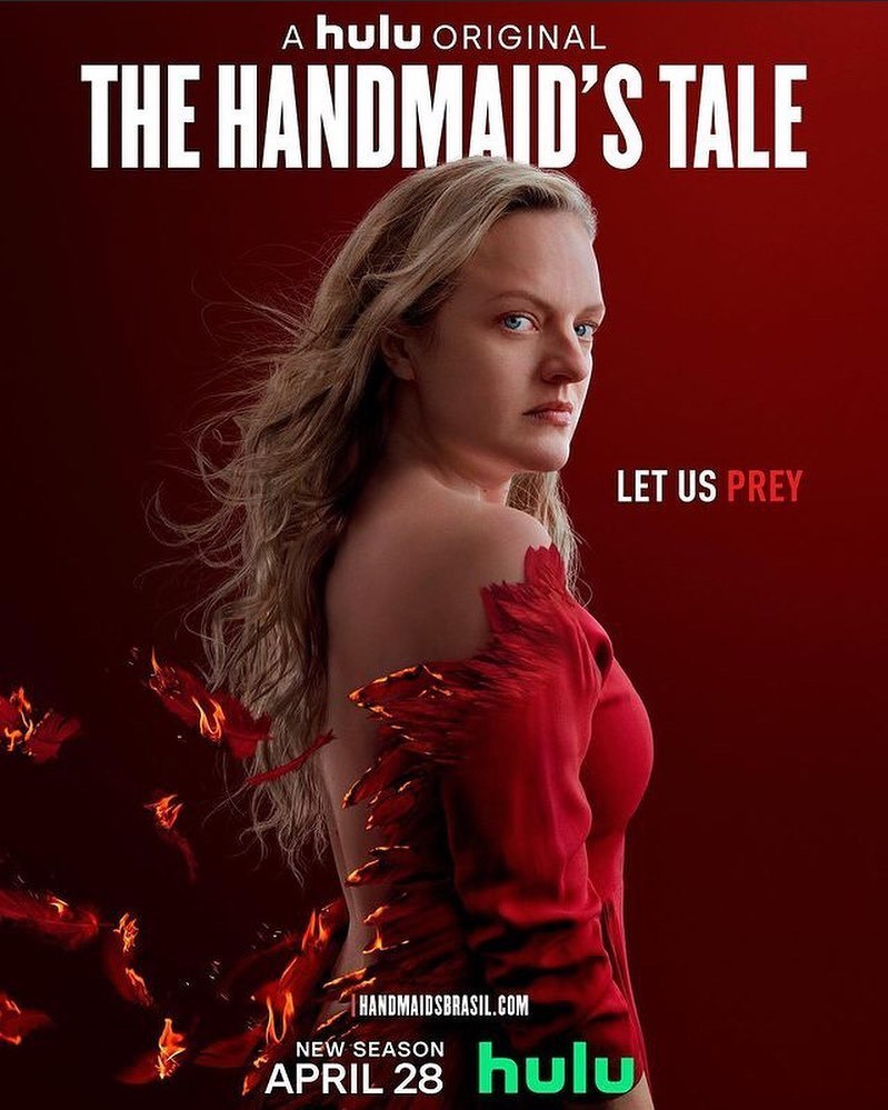 estacaonerd's tweet photo. Tá chegando ! #thehandmaidstale estreia em 28 de Abril. Trailer final está no nosso site. Confira!
.
.
#thehandmaidstale #ocontodaaia #margaretatwood #elisabethmoss #june #resistsister #letusprey #injunewetrust
#elizabethmoss #thehandmaidstaleseason4 https://t.co/ieq4hMhOHm