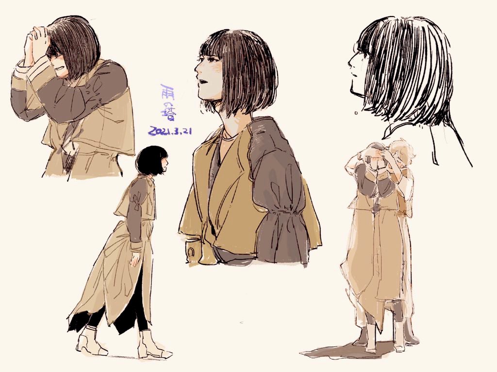 #今月描いた絵を晒す
見事にバラバラ 