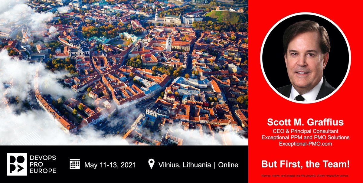 ScottGraffius's tweet photo. Join me at @DevOpsEU - the DevOps Pro Europe 2021 Conference on May 13th, where I’ll present a talk on team development and leadership. Participate in-person (in Vilnius, Lithuania) or online. Tickets: https://t.co/JenSoPdnO4. #DevOps #DevOpsEU #DevOpsProEurope #Team #Leadership https://t.co/eFkhMpOWSM