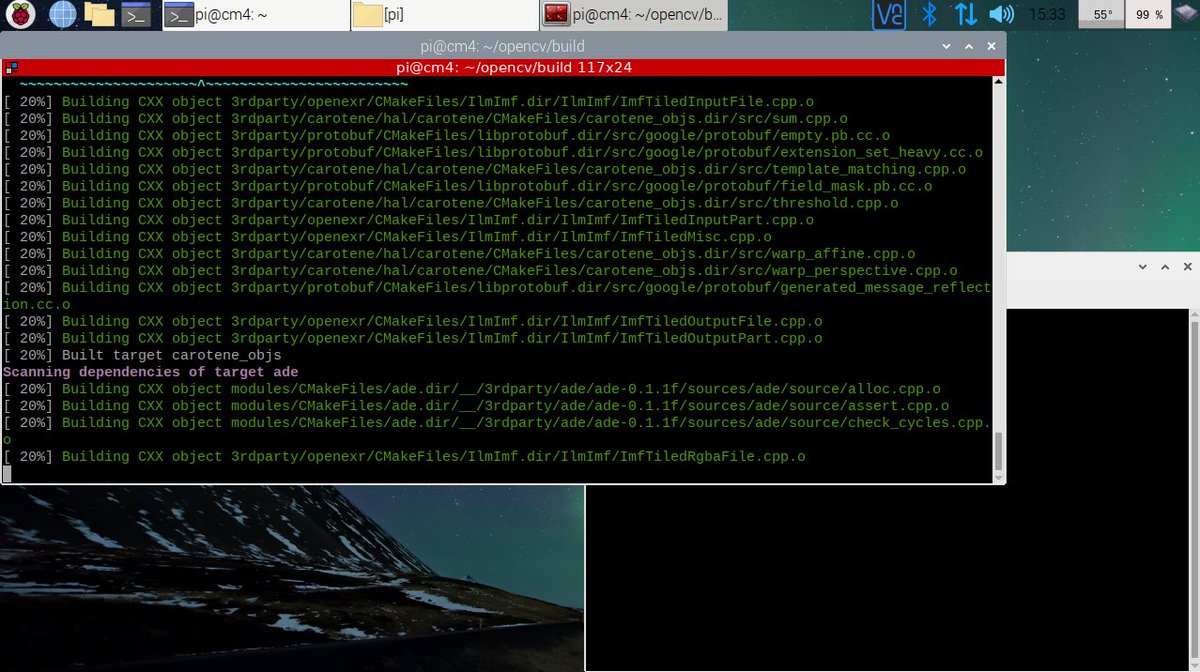 baijorge's tweet image. Compiling @opencvlibrary #OpenCV 4.5.0 on @Raspberry_Pi #ComputeModule4 😅
#CM4 version:
4GB RAM
8GB eMMC
#Buster OS (32-bits)
WiFi/Bluetooth module
Mounted on #IOBoard
#ComputerVision
#LearnToCode 🤓