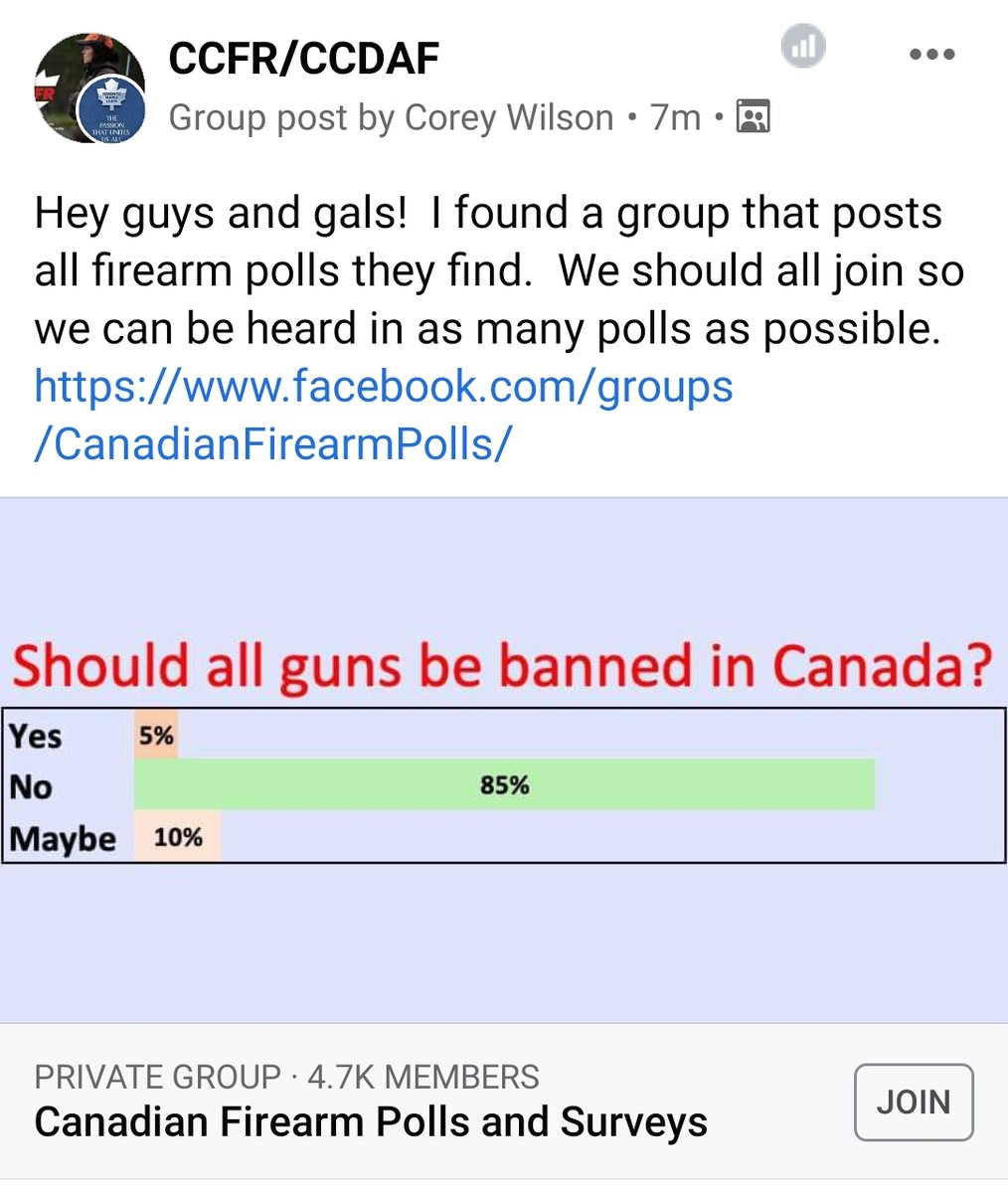 Polysesouvient's tweet photo. This is why #VoodooPolls on subjects related to #GunControl invariably give skewered results that favour the #ProGun side: #SelfSelection = #NotRepresentative; #MultipleVotes = #Cheating https://t.co/fBiopqS8x5
