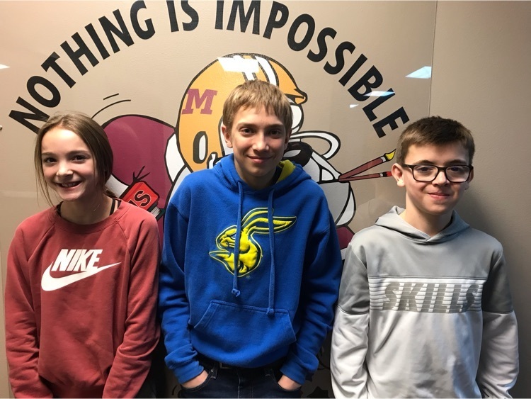 Madison Middle School Students of the Month!