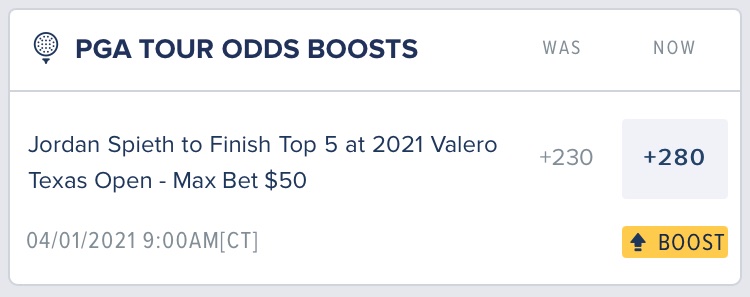 AL_SportsBets's tweet photo. Loving this @FDSportsbook odds boost for the #ValeroOpen. Thoughts @golfbets_tn ? https://t.co/lqhVnyDQID