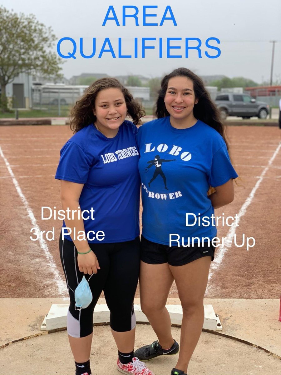 Congratulations to Abigail Adame, Kaylee Mince &amp; Nikayla Fitzgerald on advancing to the Area meet! Abigail won 1st in discus (107’8) &amp; 2nd in shot put. Nikayla won 1st in Long &amp; Triple jump w/jumps of 19’2 (new school record) &amp; 38-5. Kaylee secured 3rd in shot put. #LoboPride