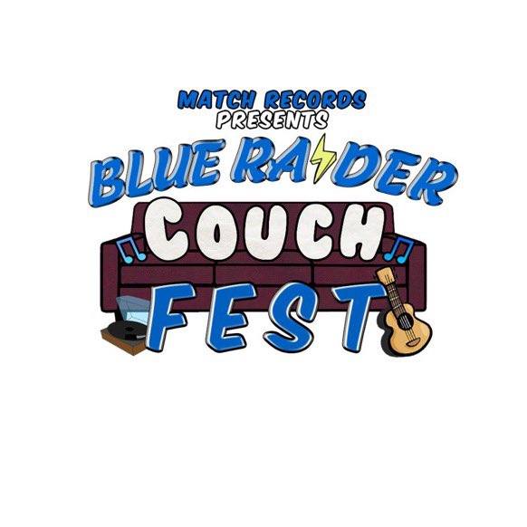 MatchRecords's tweet image. Match Records Presents BLUE RAIDER COUCH FEST coming to a couch near you on April 15th!⚡️ Mark your calendars! Details coming soon! #matchrecords #mtsu #blueraidercouchfest