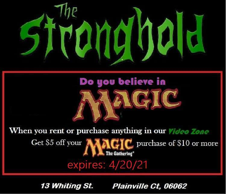 SuperFanComShow's tweet photo. Over at The Stronghold 
13 whiting Street Plainville CT 
we have some special deals going on 
Open 
Tues-Fri 5:30pm-830pm
Sat 12pm -9pm https://t.co/0ZREQMMGti