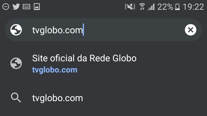 Site oficial da Rede Globo